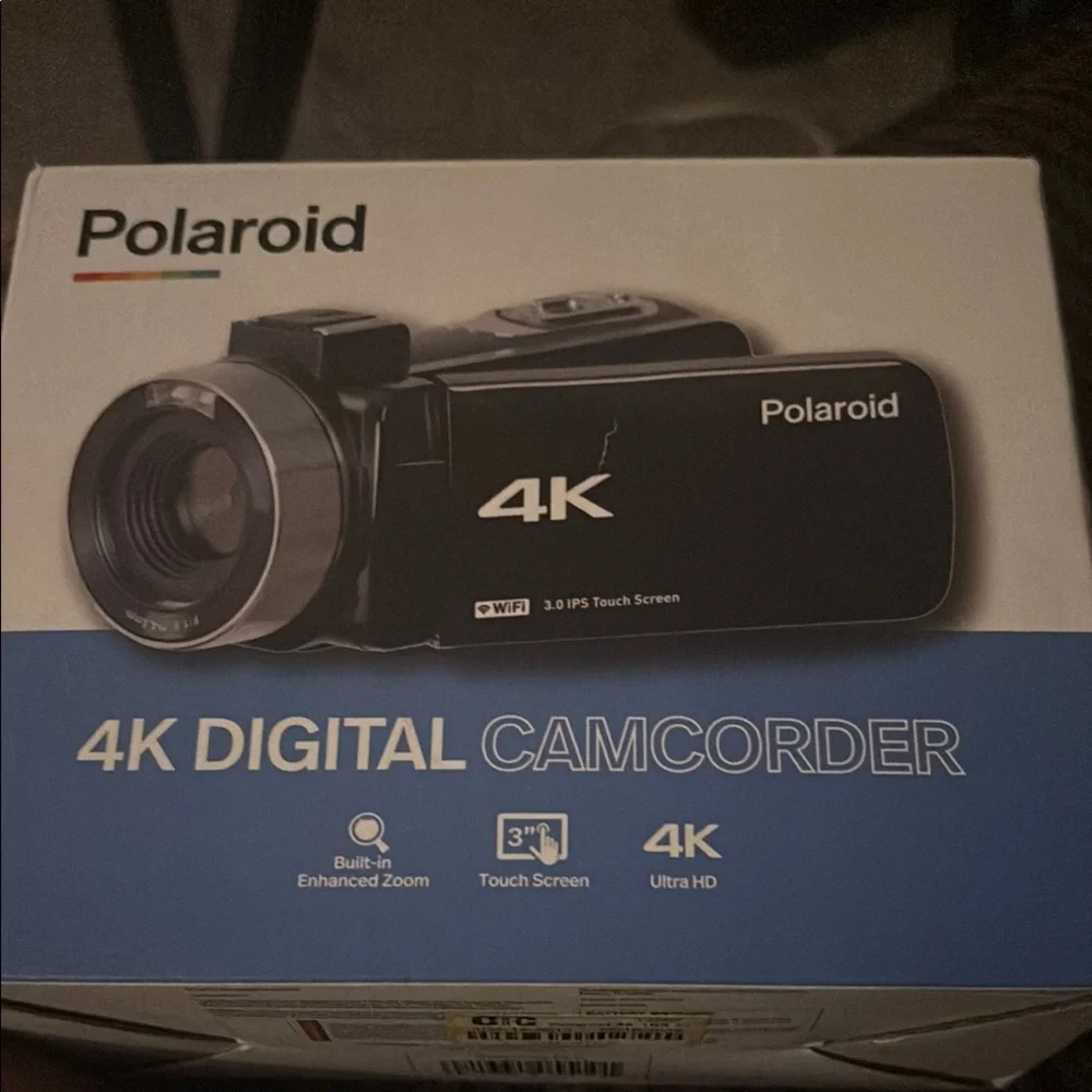 Polaroid Black 4K Video Camcorder